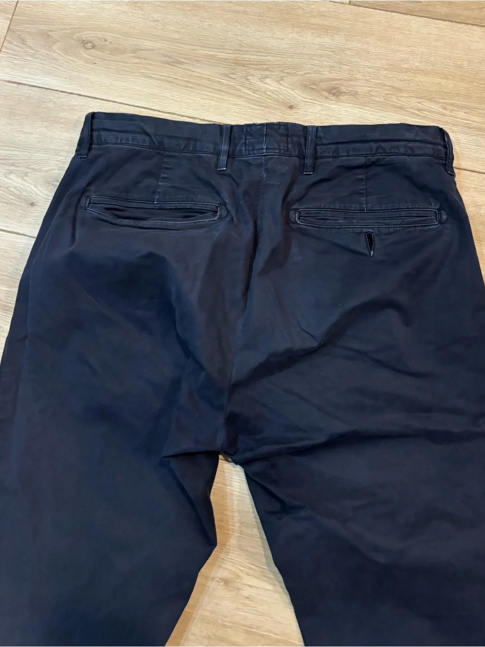 Todd Snyder Pants Men's 30x32 Navy Blue Chino Trousers Cotton Stretch